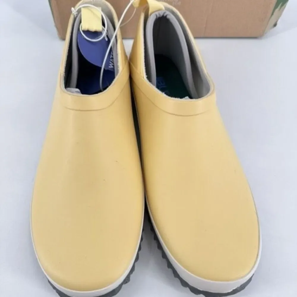 NWT JBU by Jambu Women's Bumblebee Garden Ready‎ Rain Shoes Yellow Gray Size 11